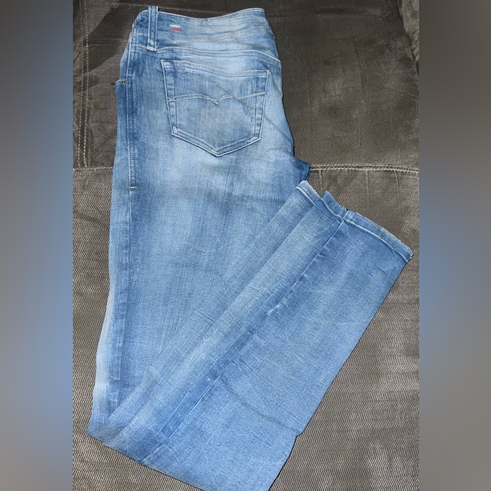 Diesel Women’s Faded Blue Slim Skinny Jeans